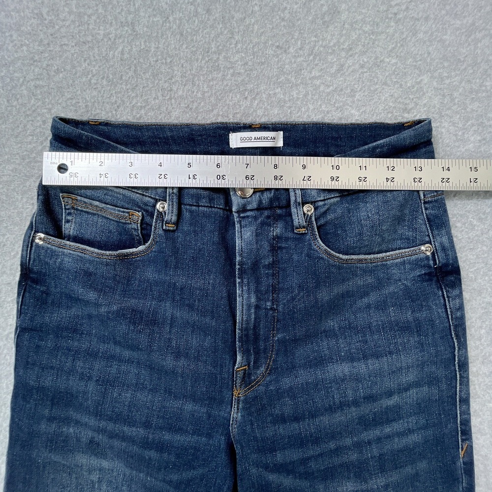 Good American Jeans Womens Sz 4 / 27 (27 x 28.5) Good Legs Skinny Stretch Denim - Picture 3 of 10